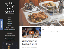 Tablet Screenshot of gasthausstern.at
